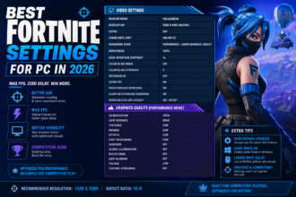 Best Fortnite Settings for PC in 2026