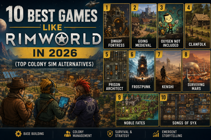 10 Best Games Like RimWorld in 2026 (Top Colony Sim Alternatives)